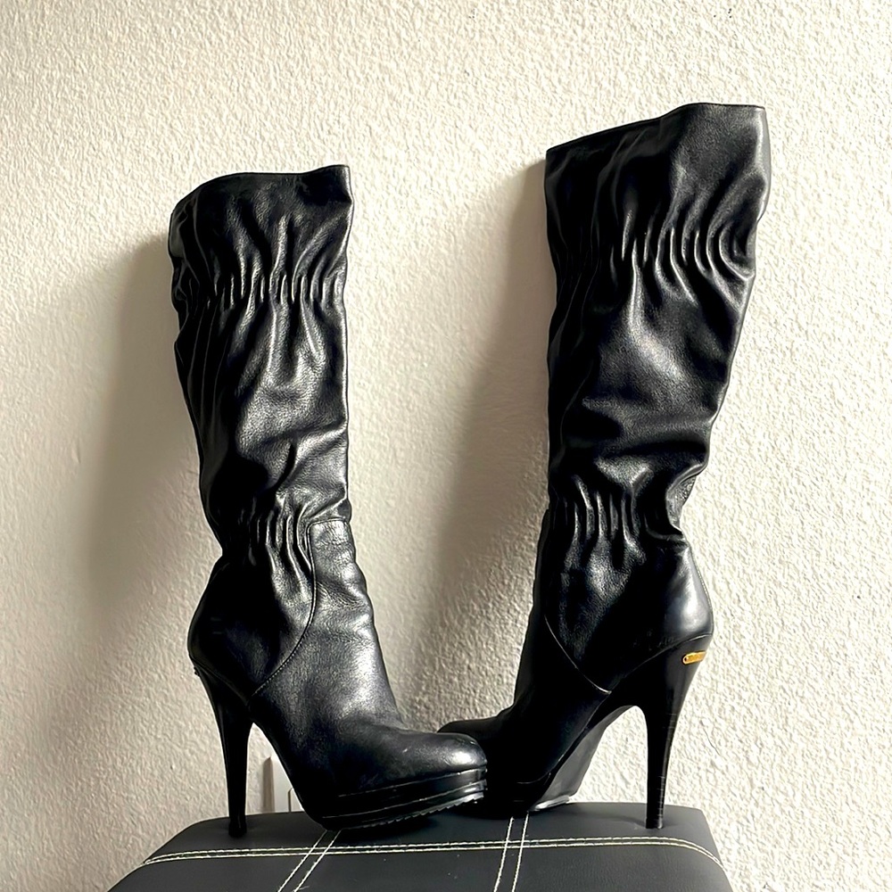 I am selling michael kors platform tall boots. They are 4 and 3/4 inches.